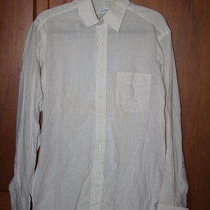 A Sulka & Company Cotton Blouse Striped M 1969 vtg